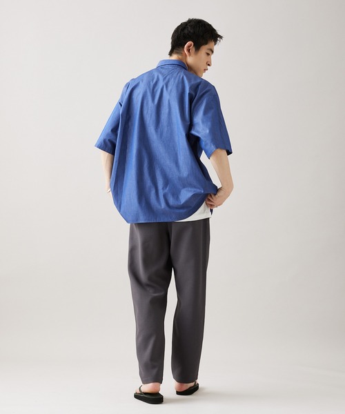 JOURNAL STANDARD(ジャーナルスタンダード)の「【ZOZO限定】CHAMBRAY OVER SH S/S / シャンブレーオーバーシャツ(シャツ/ブラウス・メンズ・ロイヤルブルー/ダークブルー/ブラック/ネイビー/ブルー・S/XS/XL/L/M)」の11枚目の写真