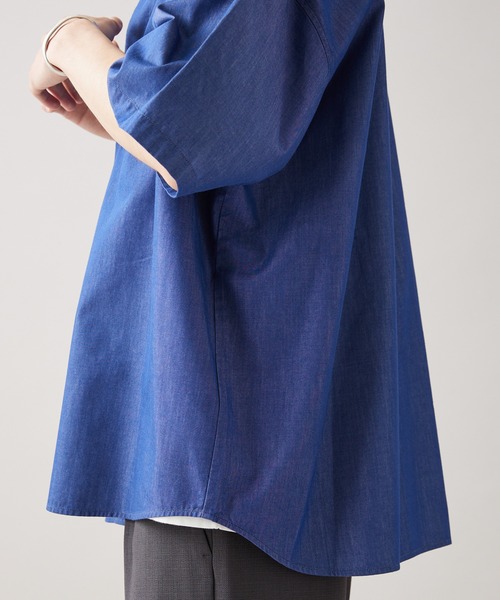 JOURNAL STANDARD(ジャーナルスタンダード)の「【ZOZO限定】CHAMBRAY OVER SH S/S / シャンブレーオーバーシャツ(シャツ/ブラウス・メンズ・ロイヤルブルー/ダークブルー/ブラック/ネイビー/ブルー・S/XS/XL/L/M)」の18枚目の写真