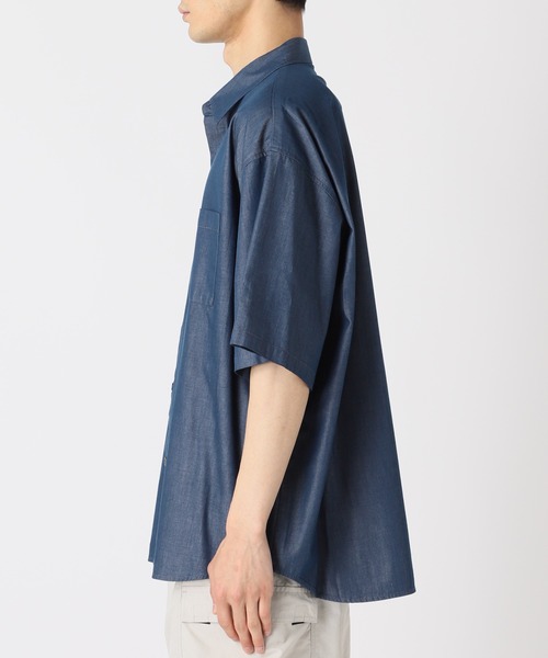 JOURNAL STANDARD(ジャーナルスタンダード)の「【ZOZO限定】CHAMBRAY OVER SH S/S / シャンブレーオーバーシャツ(シャツ/ブラウス・メンズ・ロイヤルブルー/ダークブルー/ブラック/ネイビー/ブルー・S/XS/XL/L/M)」の20枚目の写真
