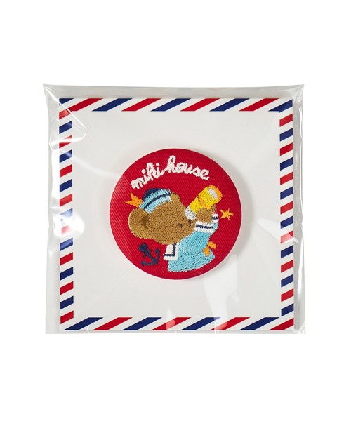 MIKI HOUSE（ミキハウス）の「刺繍缶バッジ（バッジ）」 - WEAR