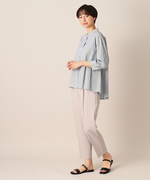 ブラウス シャツ フォルムテントラインシャツ レディース 楽天市場】【SALE／70%OFF】【洗える】テントラインブラウス(XS