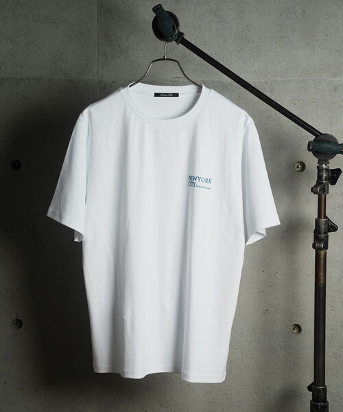 RATTLE TRAP(ラトルトラップ)の「ニューヨークシティロゴフロッキーTシャツ(Tシャツ/カットソー・メンズ・ブラック/グレイッシュベージュ/ホワイト・LL/L/M/S)」の15枚目の写真