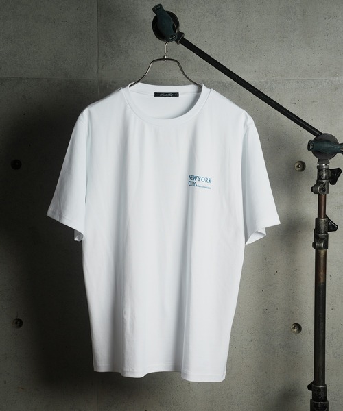 RATTLE TRAP(ラトルトラップ)の「ニューヨークシティロゴフロッキーTシャツ(Tシャツ/カットソー・メンズ・ブラック/グレイッシュベージュ/ホワイト・LL/L/M/S)」の4枚目の写真