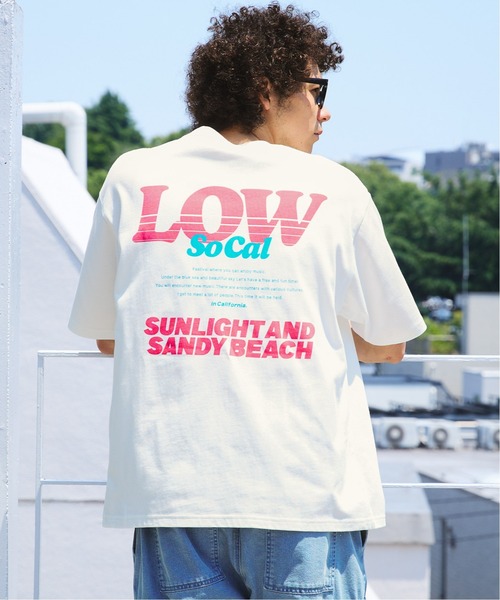 BAYFLOW(ベイフロー)の「SUNSET アソート半袖Tシャツ(Tシャツ/カットソー・メンズ・ピンク/チャコール/ブルー/オフホワイト・LARGE/MEDIUM)」の2枚目の写真