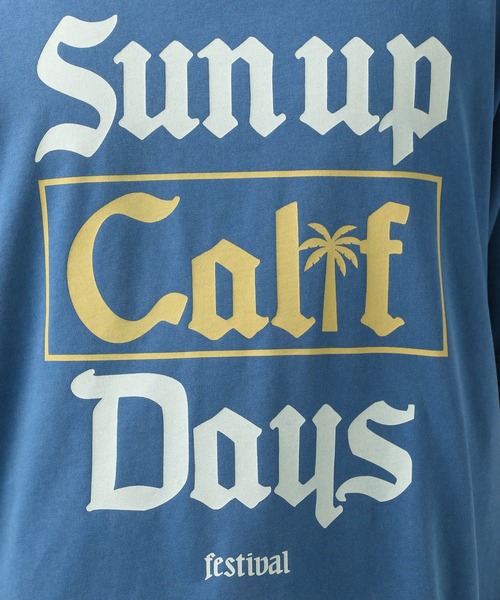 BAYFLOW(ベイフロー)の「SUNSET アソート半袖Tシャツ(Tシャツ/カットソー・メンズ・ピンク/チャコール/ブルー/オフホワイト・LARGE/MEDIUM)」の5枚目の写真
