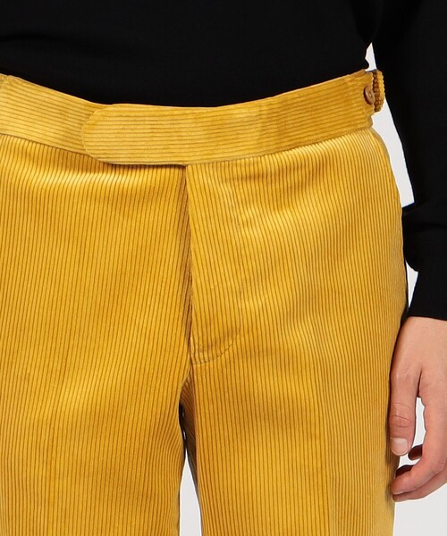 セール】CORDINGS コットンコーデュロイ サイドアジャスタートラウザー