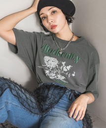 PAGEBOY | シルエットフラワーロゴT(Tシャツ/カットソー)