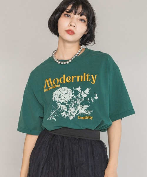 セール】シルエットフラワーロゴT（Tシャツ/カットソー）｜PAGEBOY