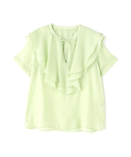 N.（N. Natural Beauty Basic）（エヌエヌナチュラルビューティーベーシック）の「◆スキッパーフリルブラウス（シャツ/ブラウス・レディース・グレー/ホワイト/ライトグリーン・MEDIUM）」の22枚目の写真