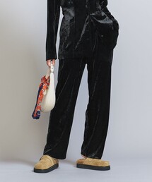 BEAUTY&YOUTH UNITED ARROWS | ベロア ドロストイージーパンツｰウォッシャブル-(その他パンツ)