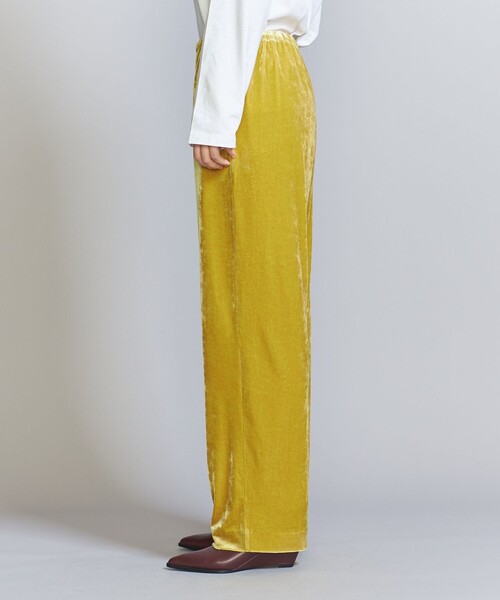 BEAUTY&YOUTH UNITED ARROWS（ビューティーアンドユースユナイテッドアローズ）の「ベロア ドロストイージーパンツｰウォッシャブル-（その他パンツ・レディース・ナチュラル/ブラック/イエロー・S/M）」の11枚目の写真