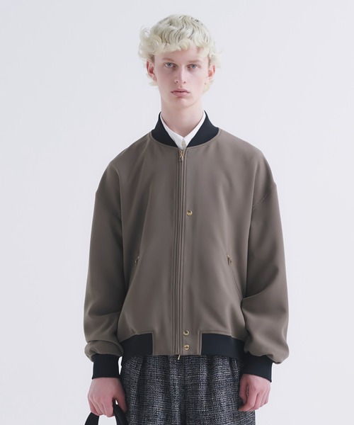 新品 CO/NY STRETCH DOUBLE CLOTH MA-1 STRETCH DOUBLE CLOTH MA-1 BLACK – carorie