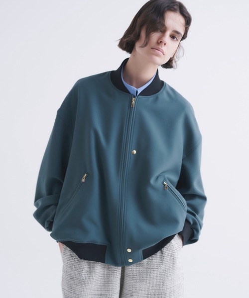CULLNI クルニ　ジャケット　ma-1 ブルー CULLNI（クルニ）の「24-AW-017 /Stretch Double Cloth MA-1（MA