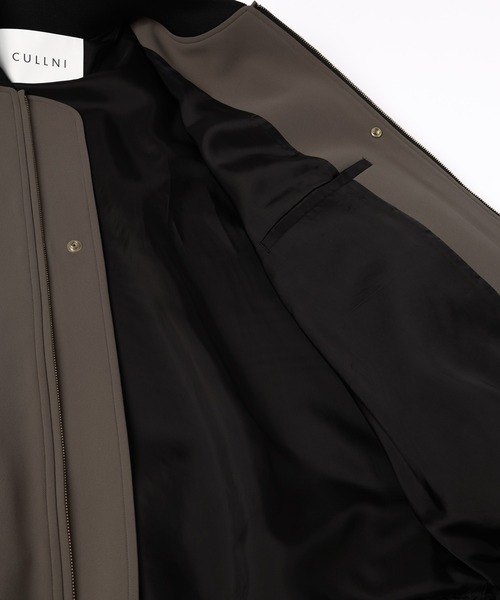 CULLNI（クルニ）の「24-AW-017 /Stretch Double Cloth MA-1（MA-1・メンズ・ブラック/ブルーグリーン/アッシュブラウン・0/1/2）」の19枚目の写真