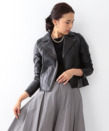 BEAMS LIGHTS Women's | BEAMS LIGHTS / ラムレザーライダース(ライダースジャケット)