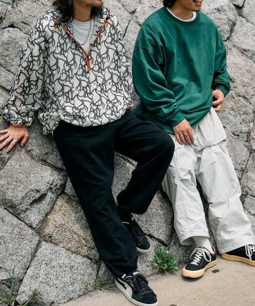 SOUNDSGOOOOD（サウンズグッド）の「【SOUNDS GOOOOD / サウンズグッド】メッシュアノラックパーカー（パーカー・メンズ・グリーン/レッド/オフホワイト・ONE SIZE）」の7枚目の写真