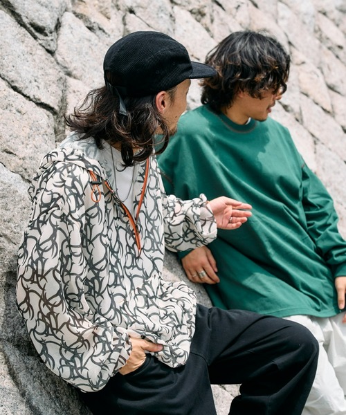 SOUNDSGOOOOD（サウンズグッド）の「【SOUNDS GOOOOD / サウンズグッド】メッシュアノラックパーカー（パーカー・メンズ・グリーン/レッド/オフホワイト・ONE SIZE）」の6枚目の写真
