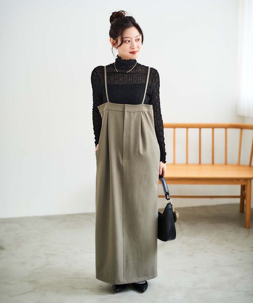 le.coeur blanc(ルクールブラン)の「ウエーブ柄シアータートル(Tシャツ/カットソー・レディース・アイボリー/ブラック・38)」の11枚目の写真