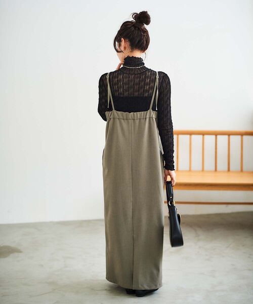 le.coeur blanc(ルクールブラン)の「ウエーブ柄シアータートル(Tシャツ/カットソー・レディース・アイボリー/ブラック・38)」の13枚目の写真