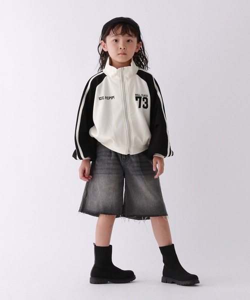 10C REPIPI（ジューシーレピピ）の「【10C REPIPI】ショートトラックジャケット（ジャージ・キッズ・アイボリー/ブラック/ネイビー・110cm/120cm/130cm）」の10枚目の写真