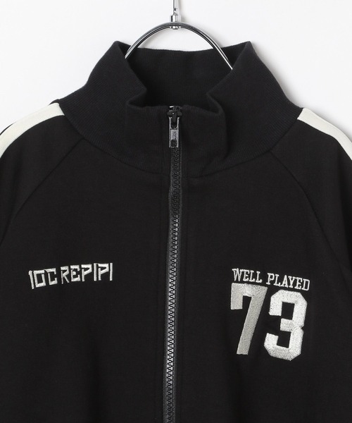 10C REPIPI（ジューシーレピピ）の「【10C REPIPI】ショートトラックジャケット（ジャージ・キッズ・アイボリー/ブラック/ネイビー・110cm/120cm/130cm）」の15枚目の写真