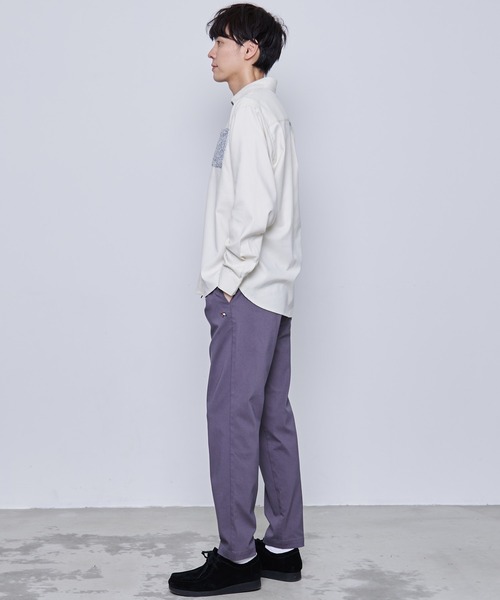 Arnold Palmer（アーノルドパーマー）の「バルキーフリース ポケット シャツ（シャツ/ブラウス・メンズ・ホワイト/ネイビー・M/L/LL）」の11枚目の写真