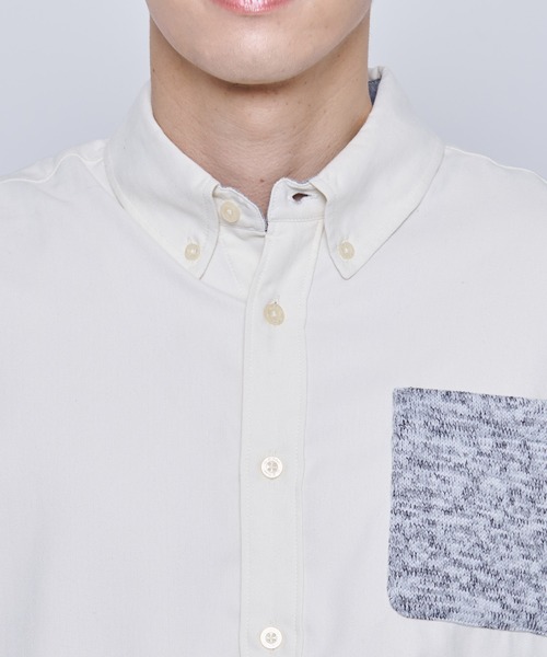 Arnold Palmer（アーノルドパーマー）の「バルキーフリース ポケット シャツ（シャツ/ブラウス・メンズ・ホワイト/ネイビー・M/L/LL）」の17枚目の写真