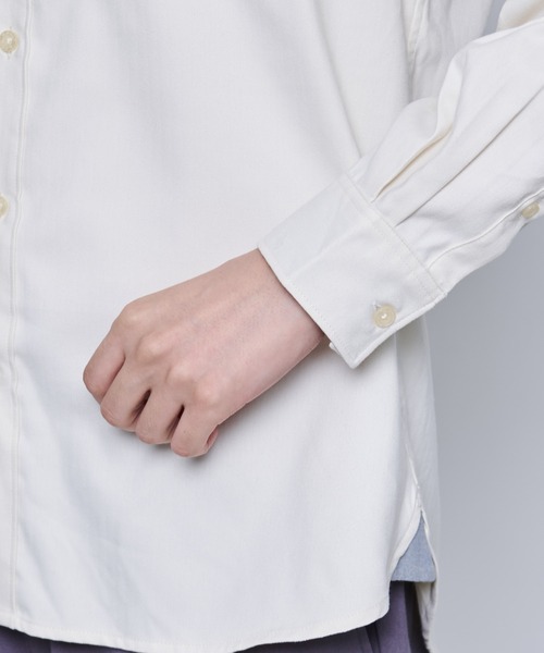 Arnold Palmer（アーノルドパーマー）の「バルキーフリース ポケット シャツ（シャツ/ブラウス・メンズ・ホワイト/ネイビー・M/L/LL）」の15枚目の写真