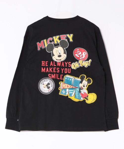 親子お揃い ディズニー デニムポケット ロンT 9688A（Tシャツ