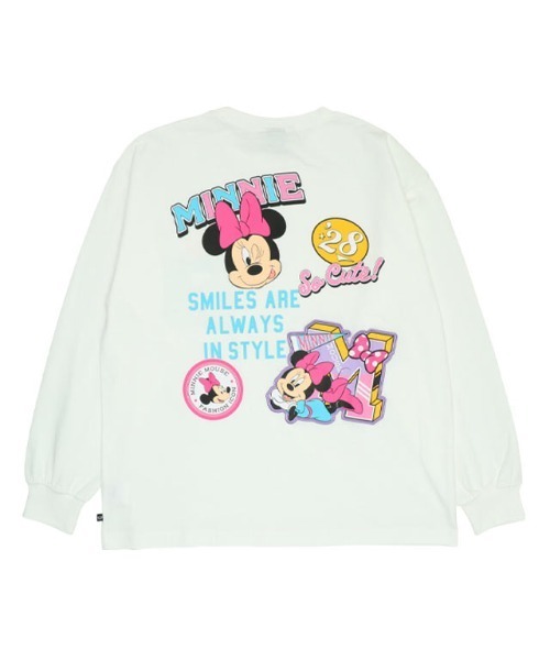 Disney(ディズニー)の「親子お揃い ディズニー デニムポケット ロンT 9688A(Tシャツ/カットソー・レディース・ブラック×レッド/その他9/ネイビー・L/XL/S/M)」の6枚目の写真