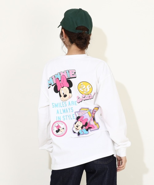 Disney(ディズニー)の「親子お揃い ディズニー デニムポケット ロンT 9688A(Tシャツ/カットソー・レディース・ブラック×レッド/その他9/ネイビー・L/XL/S/M)」の7枚目の写真