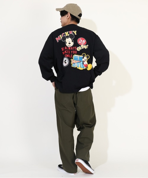 Disney(ディズニー)の「親子お揃い ディズニー デニムポケット ロンT 9688A(Tシャツ/カットソー・レディース・ブラック×レッド/その他9/ネイビー・L/XL/S/M)」の14枚目の写真