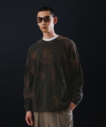 【LAMRONS】TYEDYE HAND BREECH L/S TEE