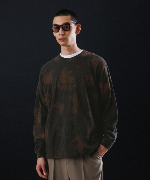 M TO R(ムウトアール)の「【LAMRONS】TYEDYE HAND BREECH L/S TEE(Tシャツ/カットソー・レディース・ブラック/チャコールグレー/ライトグレー/ブラウン・S/M)」の3枚目の写真