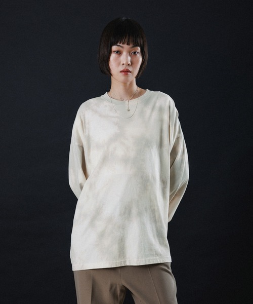 M TO R(ムウトアール)の「【LAMRONS】TYEDYE HAND BREECH L/S TEE(Tシャツ/カットソー・レディース・ブラック/チャコールグレー/ライトグレー/ブラウン・S/M)」の10枚目の写真
