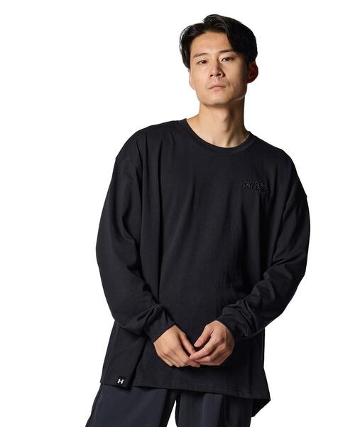 UNDER ARMOUR(アンダーアーマー)の「UAヘビーウェイト コットン ロングスリーブTシャツ(トレーニング/メンズ)(Tシャツ/カットソー・メンズ・ブラック・3XL/L/M/XL/2XL/S)」の6枚目の写真