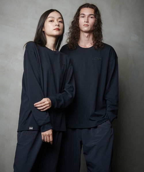 UNDER ARMOUR(アンダーアーマー)の「UAヘビーウェイト コットン ロングスリーブTシャツ(トレーニング/メンズ)(Tシャツ/カットソー・メンズ・ブラック・3XL/L/M/XL/2XL/S)」の13枚目の写真