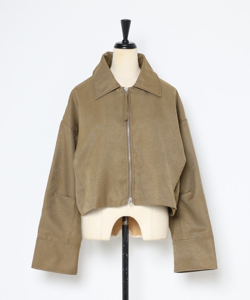 MINERTE】twill short jacket / ヘザーエステルツイルショート