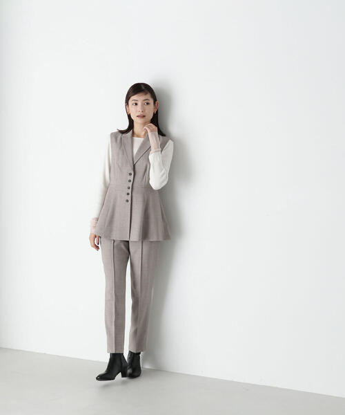 NATURAL BEAUTY BASIC ブラックパンツスーツ上下 楽天市場】ナチュラルビューティーベーシック スーツ レディース