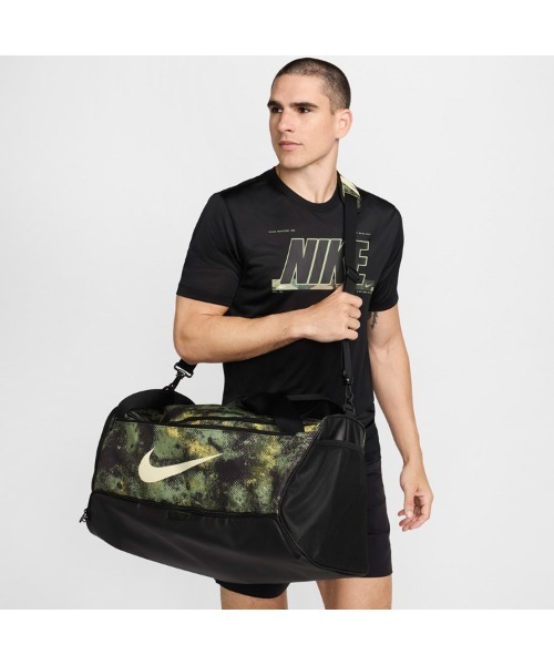NIKE（ナイキ）の「《NIKEアパレル》ナイキ ブラジリアMダッフルバッグ9.5カモAOP（ドラムバッグ・メンズ・グレー系その他/グリーン系その他・フリー）」の13枚目の写真