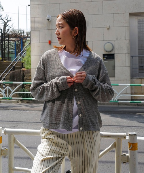 roial(ロイアル)の「CARDIGAN/ROIAL/ロイアル ショート丈カーディガンパステルカラーケーディガン(カーディガン/ボレロ・レディース・オリーブ/イエロー/ブラウン/アイボリー・SMALL/MEDIUM)」の22枚目の写真