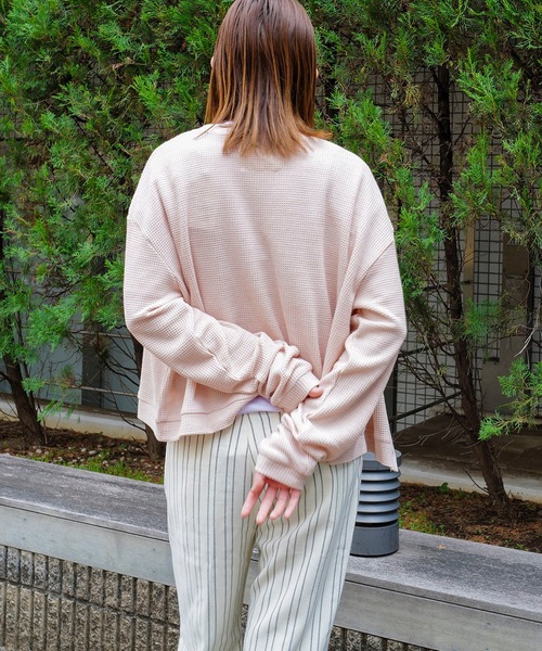 roial(ロイアル)の「CARDIGAN/ROIAL/ロイアル ショート丈カーディガンパステルカラーケーディガン(カーディガン/ボレロ・レディース・オリーブ/イエロー/ブラウン/アイボリー・SMALL/MEDIUM)」の11枚目の写真