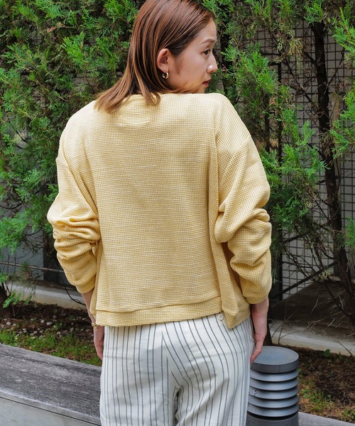 roial(ロイアル)の「CARDIGAN/ROIAL/ロイアル ショート丈カーディガンパステルカラーケーディガン(カーディガン/ボレロ・レディース・オリーブ/イエロー/ブラウン/アイボリー・SMALL/MEDIUM)」の6枚目の写真