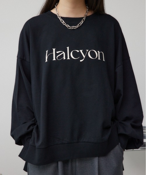 AZUL by moussy(アズールバイマウジー)の「プリントウラケプルオーバー(スウェット・レディース・ブラック/イエロー/杢グレー・FREE)」の2枚目の写真