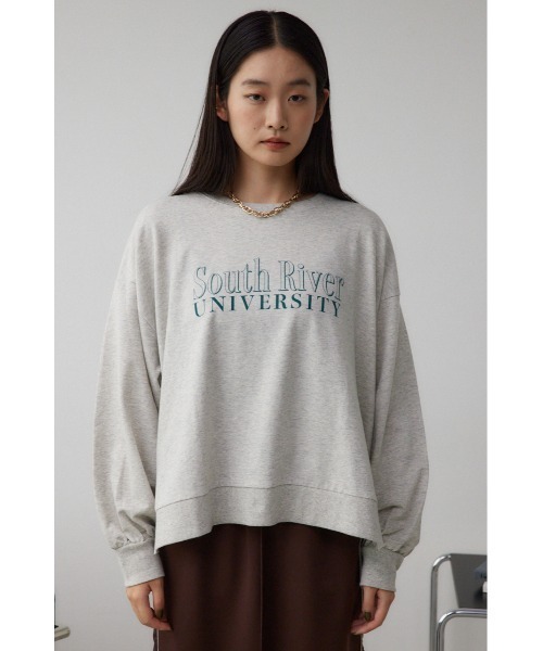 AZUL by moussy(アズールバイマウジー)の「プリントウラケプルオーバー(スウェット・レディース・ブラック/イエロー/杢グレー・FREE)」の21枚目の写真