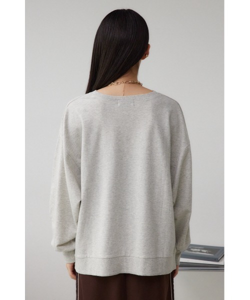 AZUL by moussy(アズールバイマウジー)の「プリントウラケプルオーバー(スウェット・レディース・ブラック/イエロー/杢グレー・FREE)」の19枚目の写真