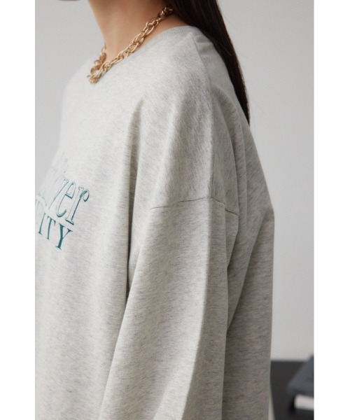 AZUL by moussy(アズールバイマウジー)の「プリントウラケプルオーバー(スウェット・レディース・ブラック/イエロー/杢グレー・FREE)」の17枚目の写真