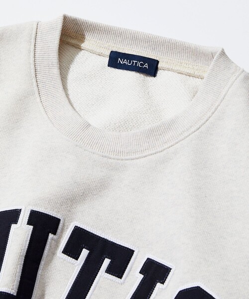 セール】NAUTICA/ノーティカ Arch Logo Crewneck Sweatshirt
