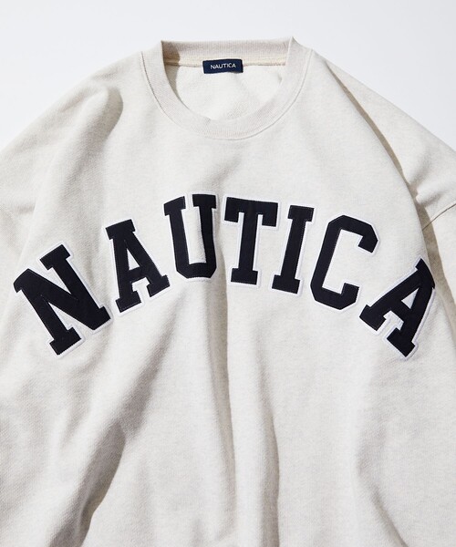 セール】NAUTICA/ノーティカ Arch Logo Crewneck Sweatshirt