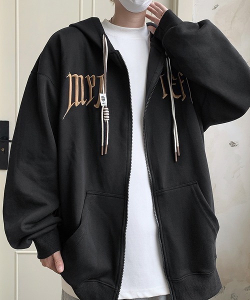 MBW apparel PARKAR(エムビ-ダブリューアパレル ジップパーカー MBW apparel FOLLOW YOUR DREAMS ZIP PARKER GRAY(